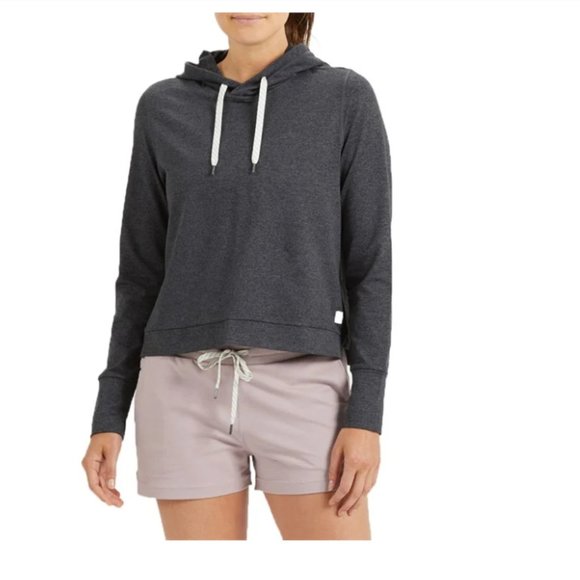 Vuori Tops - Vuori Women's Halo Essential Hoodie Charcoal Heather VW226 XS NWT